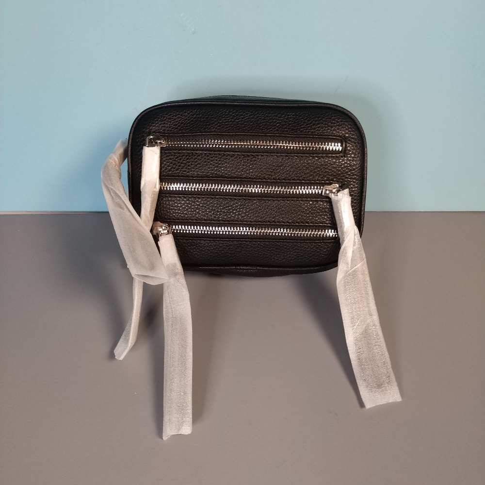 Rebecca Minkiff Zip Belt Bag in Black